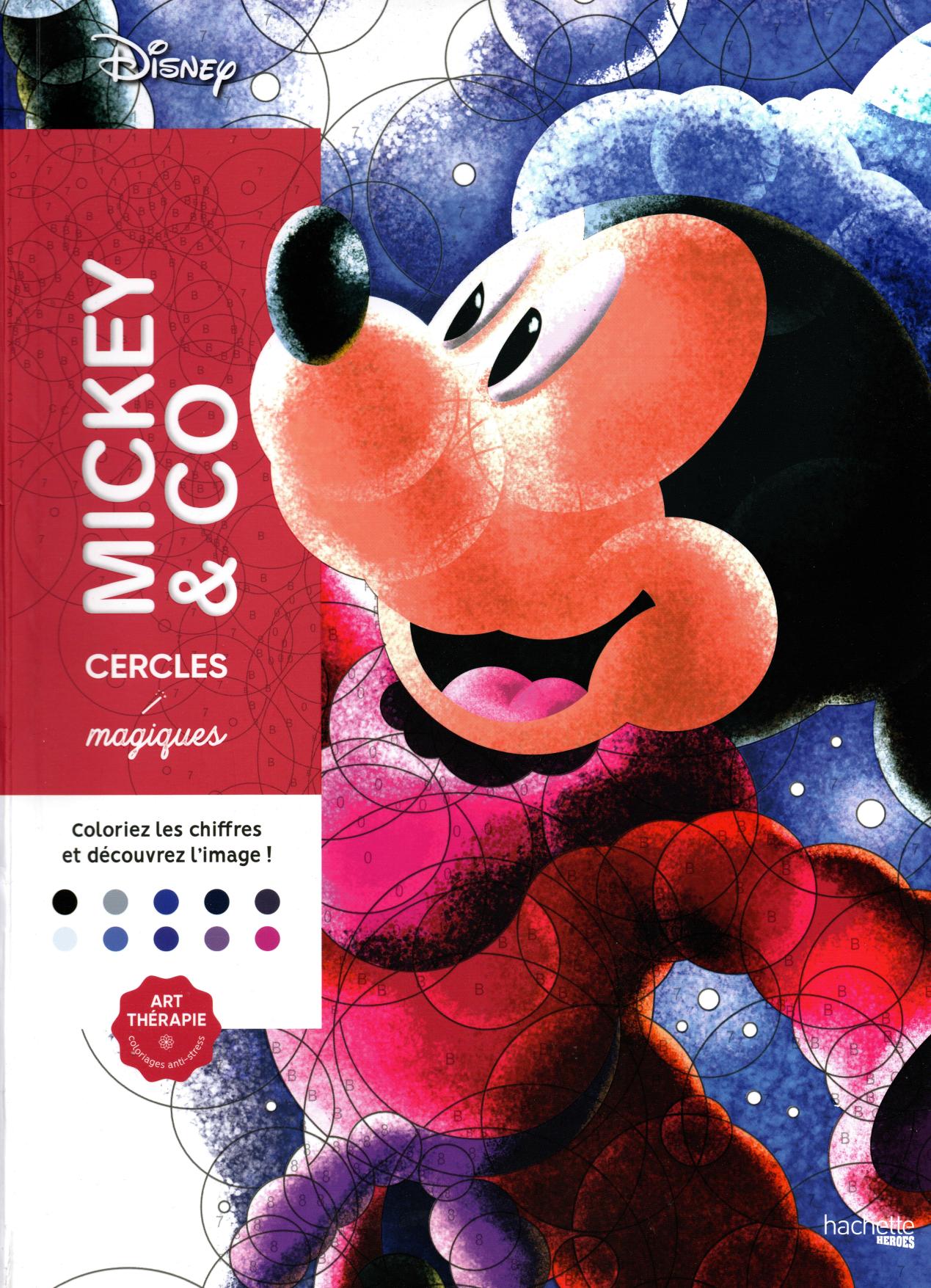 Coloriage Mystère - Cercles magiques - Mickey & Co