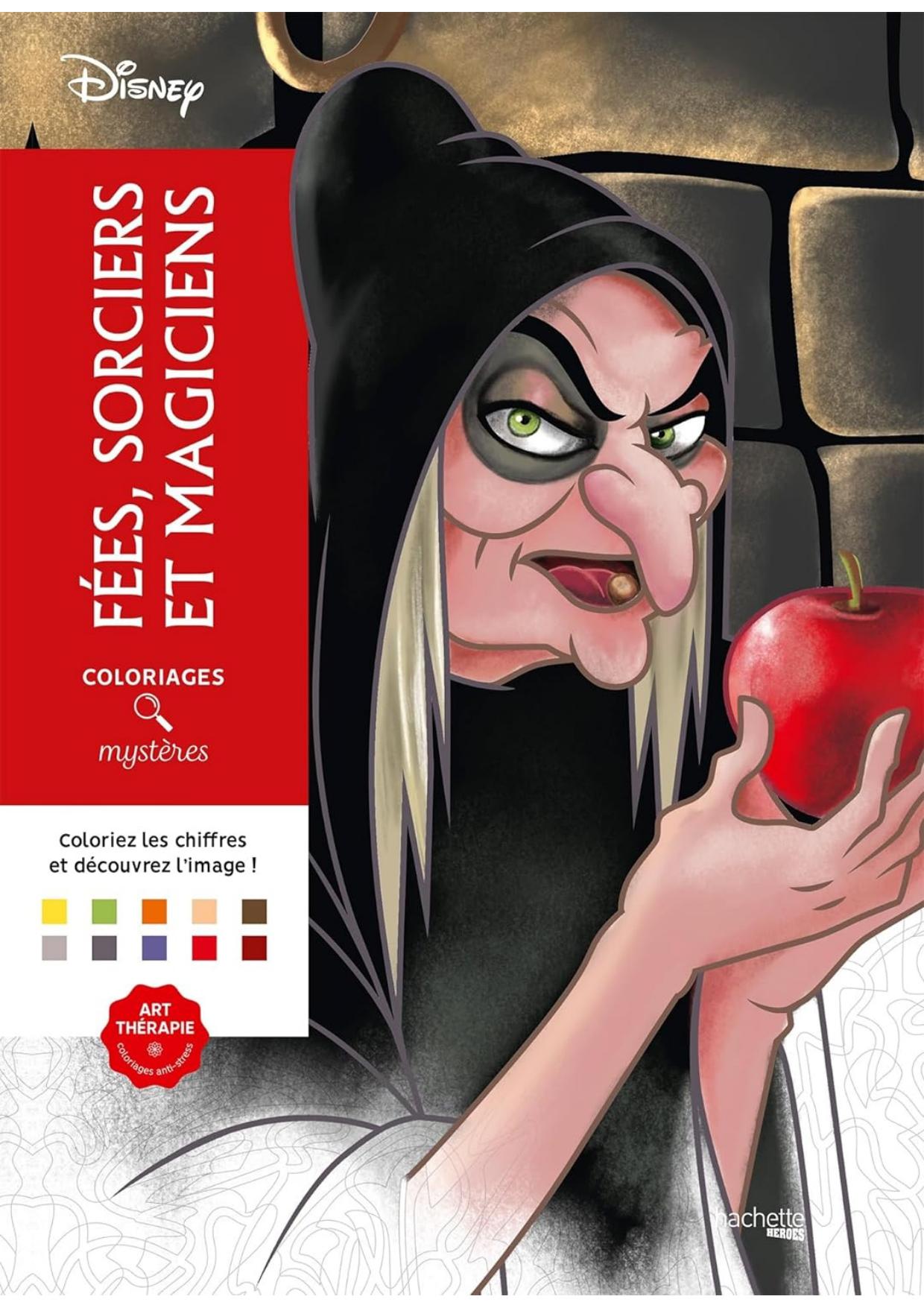 Coloriage Mystères - Fées, sorciers et magiciens